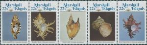 Marshall Islands 1985 SG41-45 Sea Shells set MNH