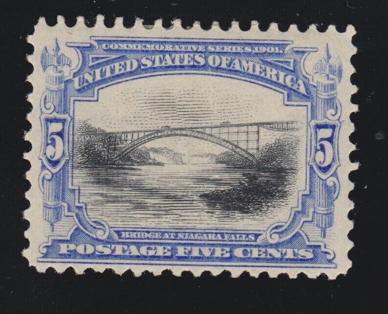 US 297 5c Pan-American Mint VF OG HR SCV $75