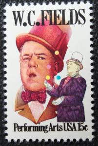 US #1803 MNH Single, W. C. Fields, SCV $.30 L10