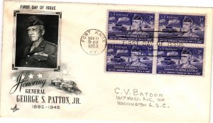 #1026 George S. Patton – Artcraft Cachet EV22