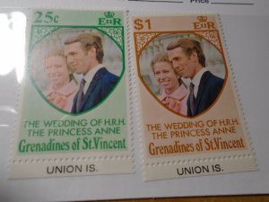 St Vincent   Union Island   #  1-2  MNH