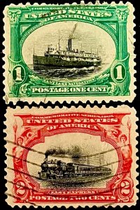 US #294, 295 USED VF