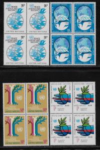 UNITED NATIONS - SC# 304-7  B/4  FVF/MNH 1979