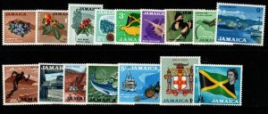 JAMAICA SG217/32 1964 DEFINITIVE SET MNH