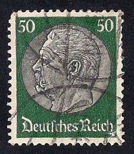 Germany #428 50pf Paul Von Hindenburg used EGRADED XF 90 XXF