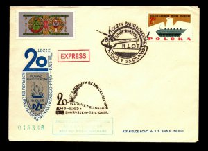 Poland 1965 (May 23) 2nd Helicopter Flight Cover Kielce to Skawyazew - L22910