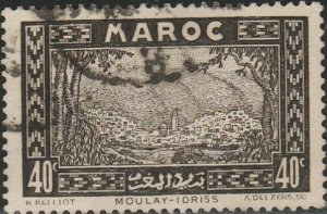 French Morocco, #133 Used From 1933-34