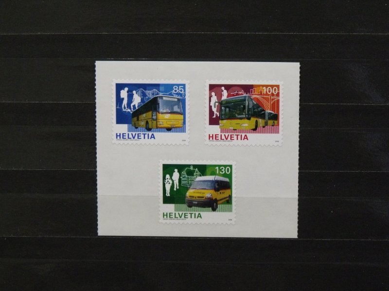 4653   Switzerland   MNH  #  1237b   Post Buses         CV$ 7.25