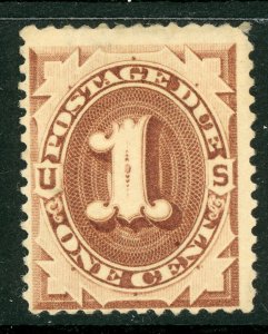 USA 1879 ⭐1¢ Postage Due⭐Scott # J1⭐Brown⭐ Mint ⭐G104 ⭐☀⭐