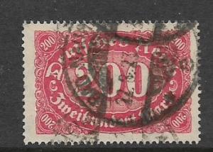 Germany Sc. # 200 Used Inflation Wmk. 126 - L81