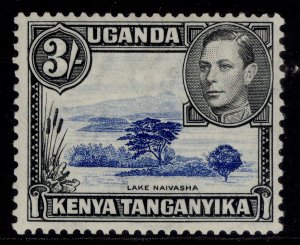 KENYA UGANDA TANGANYIKA GVI SG147, 3s dull ultramarine & black, M MINT. Cat £60.