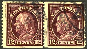 U.S. #417 USED PAIR