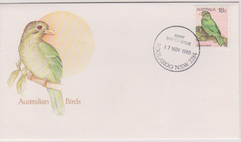 Australia 1980 Spotted Catbird First Day Cover