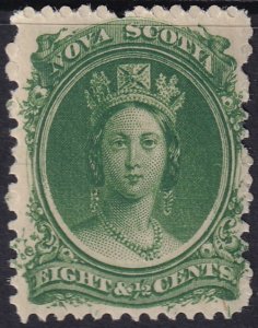 Nova Scotia 1860 Sc 11 MNH** yellowish paper