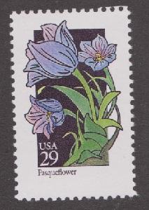 2676 Wildflowers - Pasqueflower F-VF MNH single