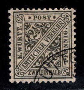 Wurttemberg Scott o120 Used official stamp