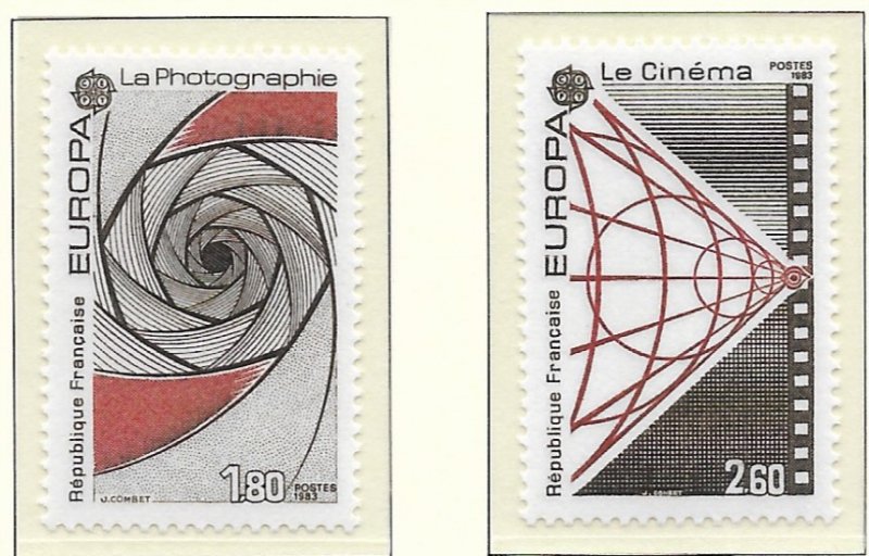 France -  Scott #1874-1875  -  VF - Mint Never Hinged (NH)