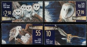 2001 Niuafo'ou 382-385 Owls 11,00 €