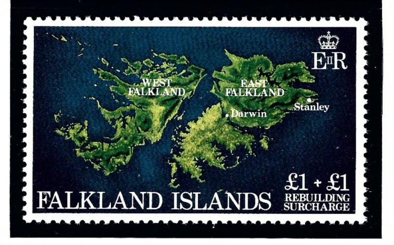 Falkland Is B1 MNH 1982 Rebuilding