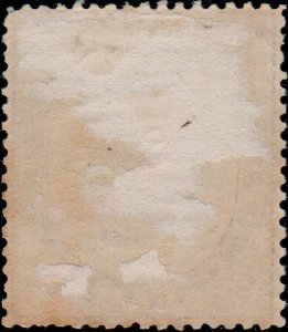 FRANCE - 1868 - Télégraphes Yv.8 2fr violet dentelé - obl.  ST MALO  