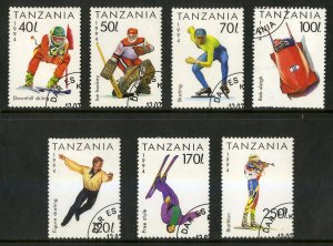 TANZANIA 1201-7 USED SCV $4.00 BIN $2.00 OLYMPICS