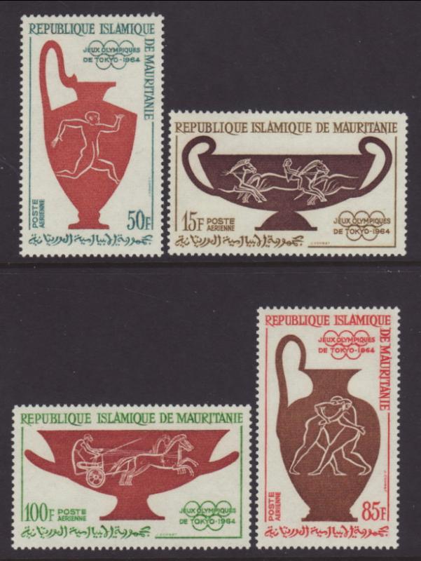 Mauritania C36-C39 Olympics MNH VF