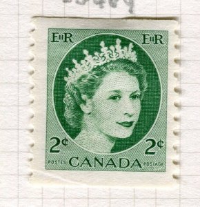 CANADA; 1954 early QEII issue Coil Stamp fine mint 2c. value