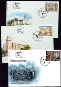 2094 - Serbia 2023 - Art - Gallery -Philharmonic Orchestar -University - FDC