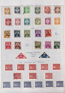 Bohemia Moravia 1939/44 M&U Collection on Pages (Apx 130 Items) (BR1539