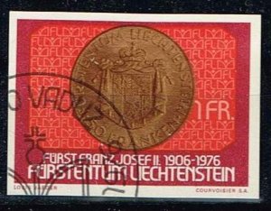 Liechtenstein 1976,Sc.#590b used.  Franz Joseph II cv.#€1,80