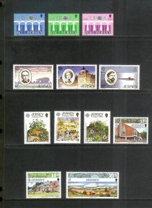 JERSEY Europa (64) All Mint Unused Stamps Most Lightly Hinged