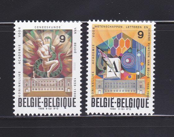 Belgium 1295-1296 Set MNH Various