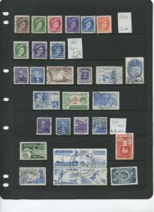 Canada Collection from 1870 to 1976 M/U Cat. Value $675