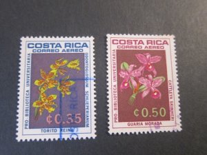 Costa Rica 1967 Sc C447-8 FU