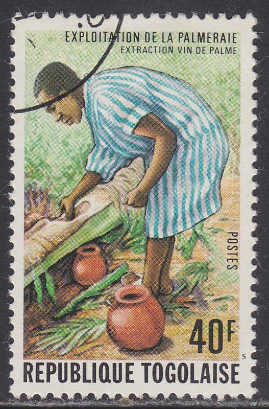 Togo 912 Extracting Palm Oil 1975