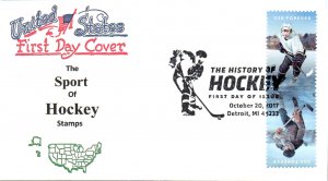 #5252-53 History of Hockey Artopages FDC