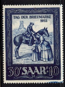 Saar # B91, Mint Hinge Remain.