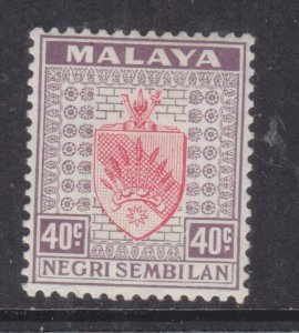 NEGRI SEMBILAN, 1935 40c. Scarlet & Purple, lhm.