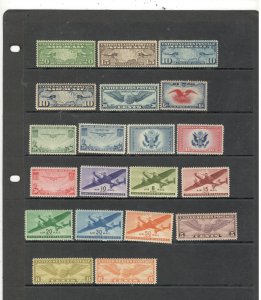 US AIRMAIL COLLECTION, ALL MINT,