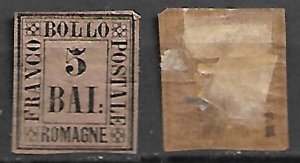 ITALY ROMAGNA 1859  Sc.#6, MH