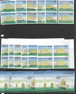 Benin 850-6 Ships MNH  x 6 vf, 2020 CV $54.90