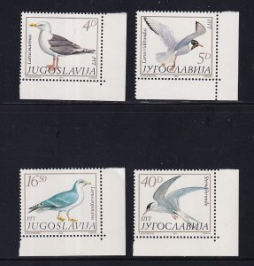 Yugoslavia   #1687-1690    MNH   1984   birds