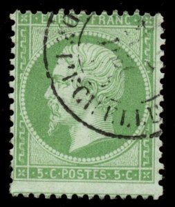 France - Scott # 24 - Used.  2019 SCV $110.00