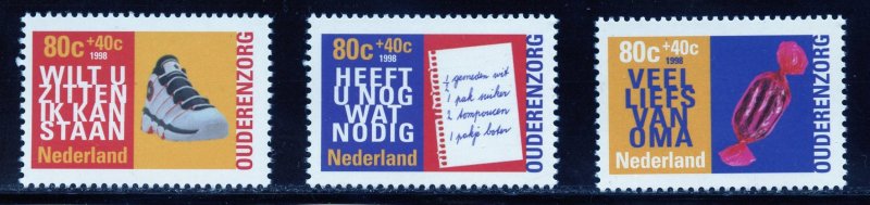 Netherlands B705-07 MNH, Senior Citizens Set from 1998.