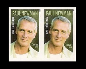 US 5020a Paul Newman imperf NDC horz pair MNH 2015