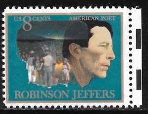 USA 1485: 8c Robinson Jeffers, Man and Children of Carmel with Burro, MNH, VF