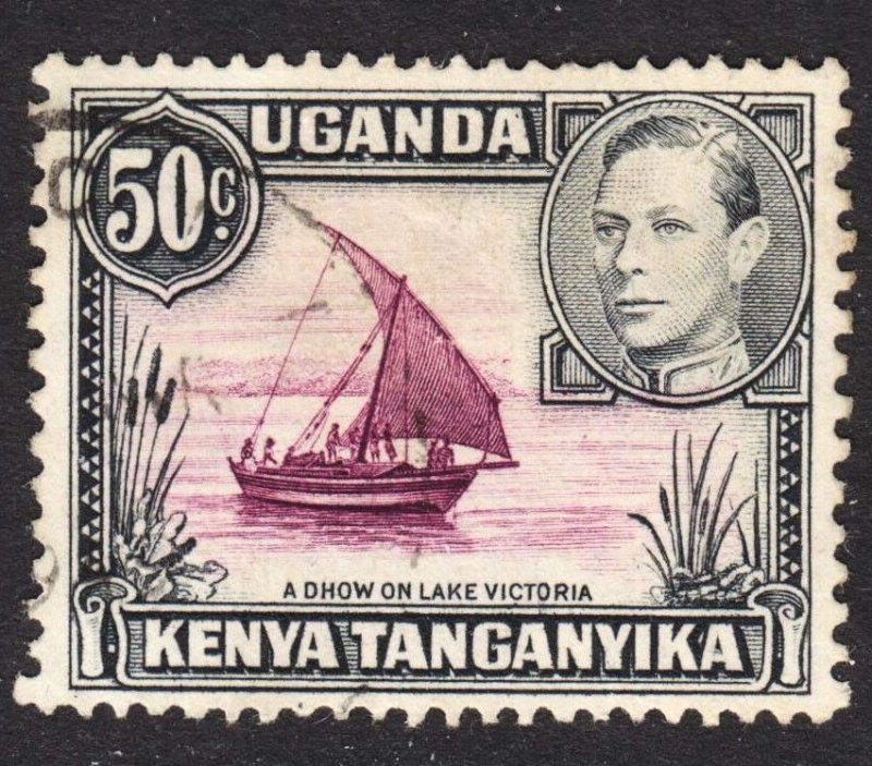 Kenya Uganda Tanzania Scott 79a perf 13 x 11 1/2 F to VF used. FREE...