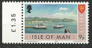 Great Britain-Isle Man # 23  9p  Douglas Bay    (1)  Mint NH