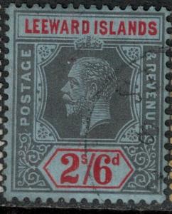 Leeward Islands 1914 SC 56 Used CV $58