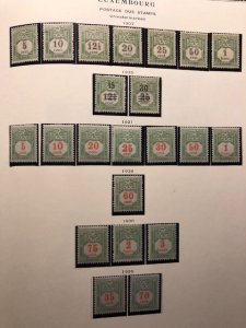 Luxembourg Postage Dues